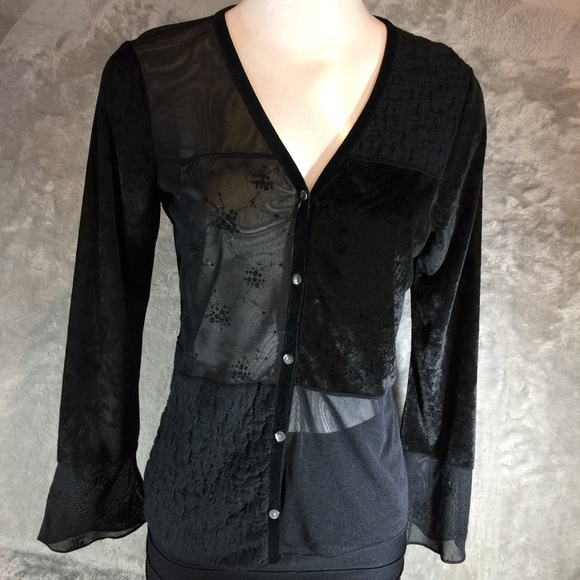 J Jill Multi Texture Top - Picture 2 of 4